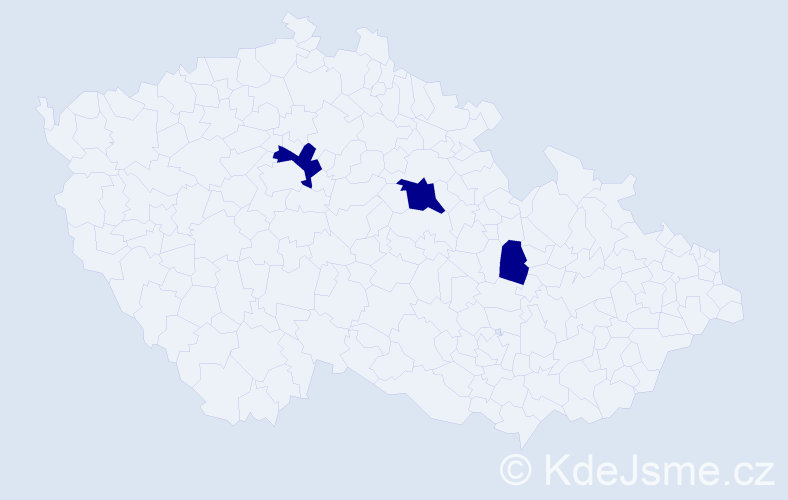 Příjmení: 'Dworschaková', počet výskytů 3 v celé ČR