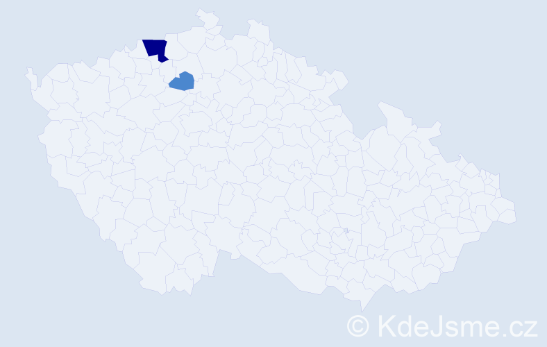 Příjmení: 'Ranft', počet výskytů 4 v celé ČR
