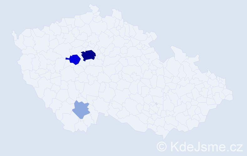 Příjmení: 'Limportová', počet výskytů 14 v celé ČR