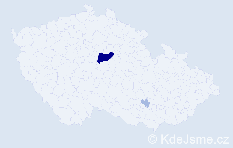 Příjmení: 'Szlendak', počet výskytů 3 v celé ČR