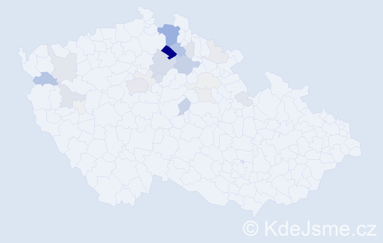 Příjmení: 'Šorejs', počet výskytů 78 v celé ČR