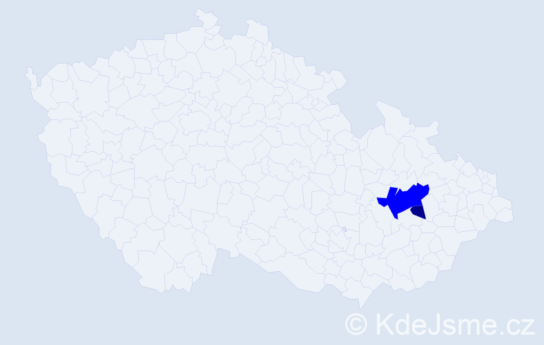 Příjmení: 'Mlinárská', počet výskytů 3 v celé ČR