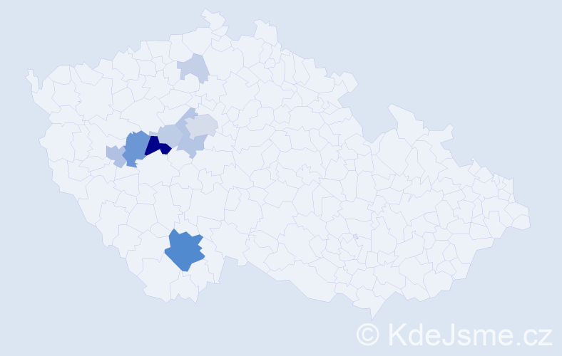 Příjmení: 'Kotnauerová', počet výskytů 31 v celé ČR