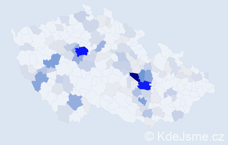 Příjmení: 'Andrlík', počet výskytů 474 v celé ČR