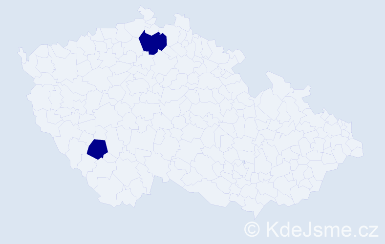 Příjmení: 'Fringoš', počet výskytů 6 v celé ČR