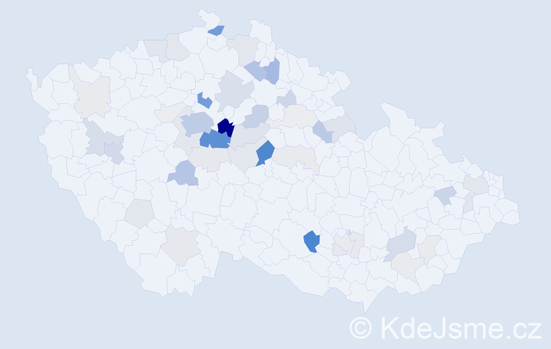 Příjmení: 'Susová', počet výskytů 168 v celé ČR