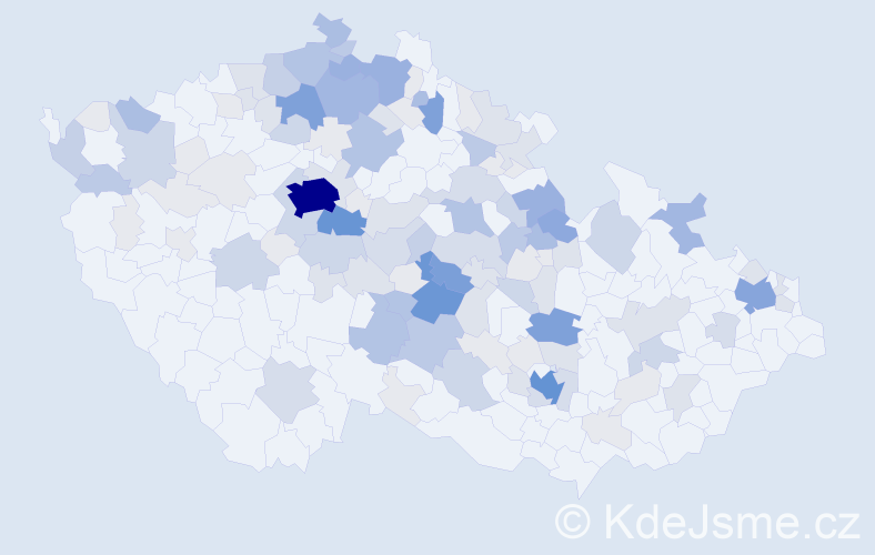 Příjmení: 'Plíhal', počet výskytů 488 v celé ČR