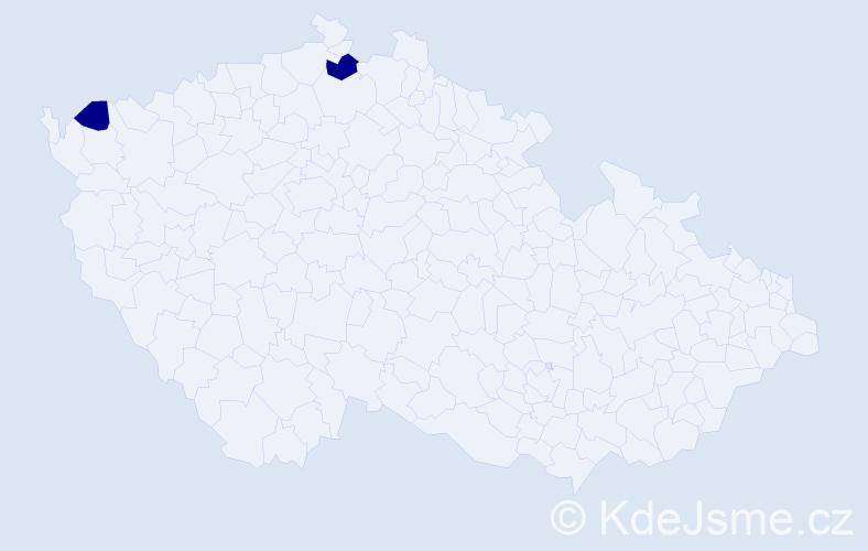Příjmení: 'Stolk', počet výskytů 2 v celé ČR