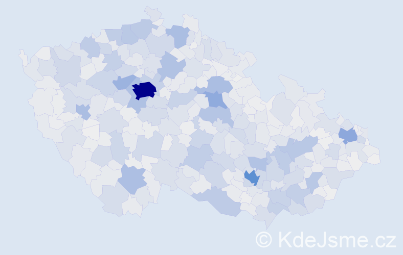 Příjmení: 'Kučera', počet výskytů 15141 v celé ČR