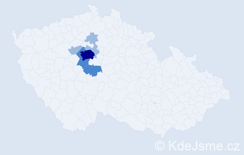 Příjmení: 'Schnappelová', počet výskytů 11 v celé ČR