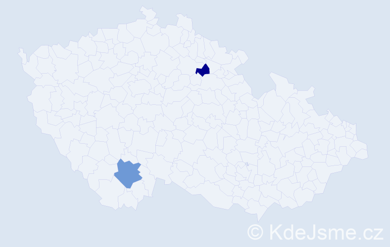 Příjmení: 'Lubinski', počet výskytů 3 v celé ČR