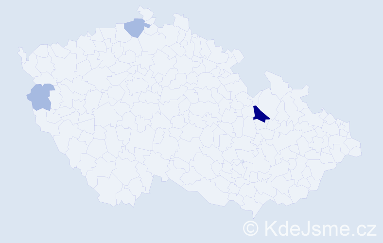 Příjmení: 'Topitsch', počet výskytů 9 v celé ČR