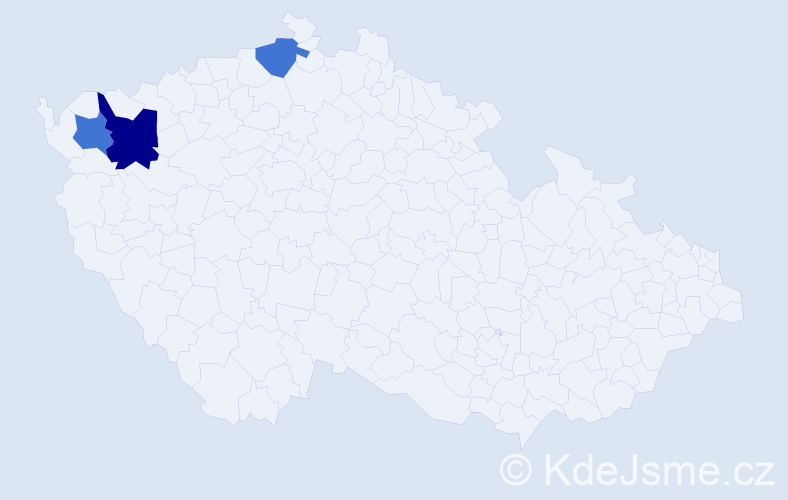 Příjmení: 'Weizenbauerová', počet výskytů 4 v celé ČR