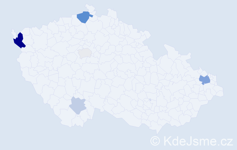 Příjmení: 'Matfiaková', počet výskytů 15 v celé ČR
