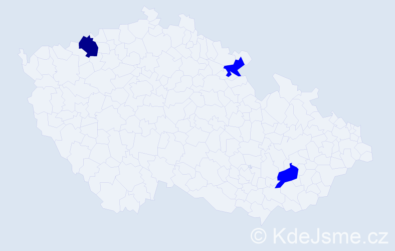 Příjmení: 'Vagala', počet výskytů 10 v celé ČR