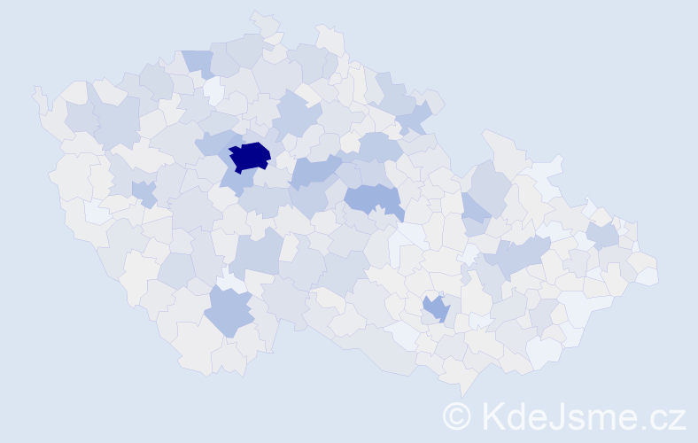 Příjmení: 'Linhartová', počet výskytů 3293 v celé ČR