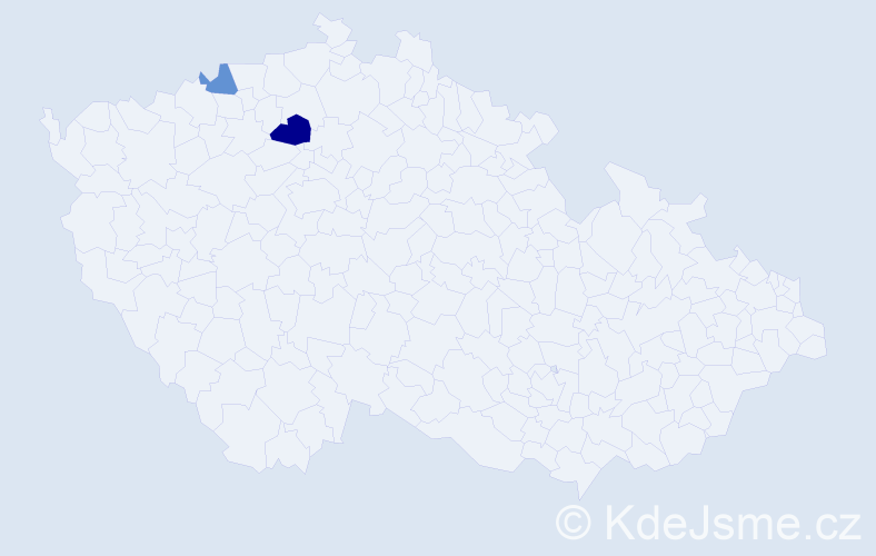 Příjmení: 'Kušniarová', počet výskytů 6 v celé ČR