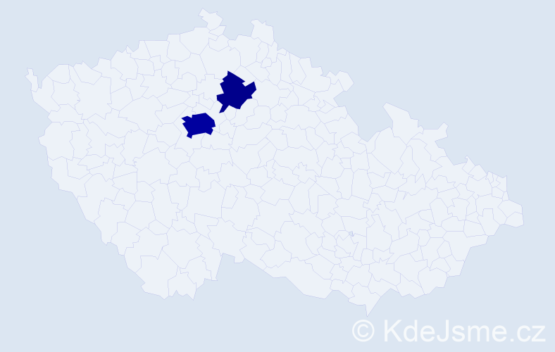 Příjmení: 'Koleška', počet výskytů 17 v celé ČR