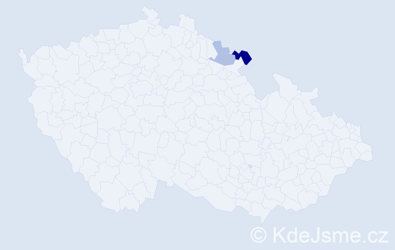 Příjmení: 'Federuk', počet výskytů 3 v celé ČR