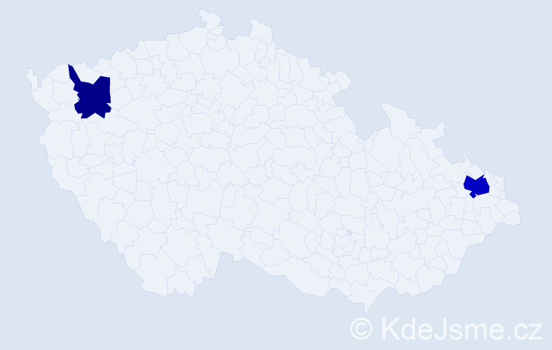 Příjmení: 'Puchálková', počet výskytů 10 v celé ČR