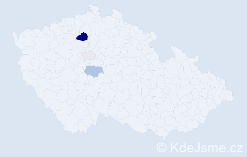 Příjmení: 'Černostová', počet výskytů 14 v celé ČR