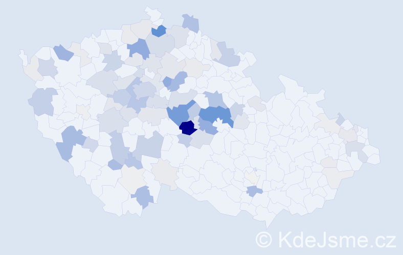 Příjmení: 'Petrus', počet výskytů 364 v celé ČR