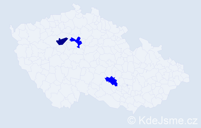 Příjmení: 'Mouyabi', počet výskytů 4 v celé ČR