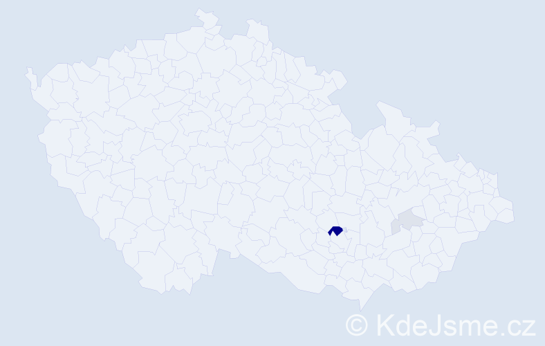 Příjmení: 'Saul', počet výskytů 9 v celé ČR