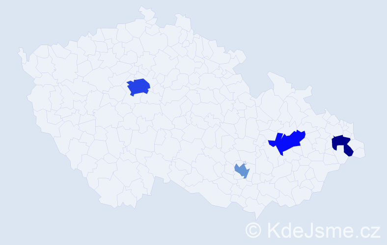 Příjmení: 'Shea', počet výskytů 8 v celé ČR