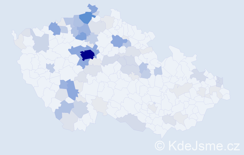 Příjmení: 'Barcal', počet výskytů 317 v celé ČR