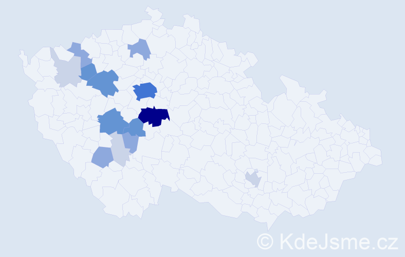 Příjmení: 'Drazdíková', počet výskytů 51 v celé ČR