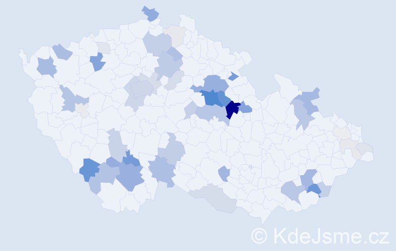 Příjmení: 'Shánělová', počet výskytů 163 v celé ČR
