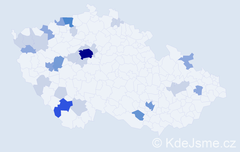 Příjmení: 'Stadler', počet výskytů 67 v celé ČR