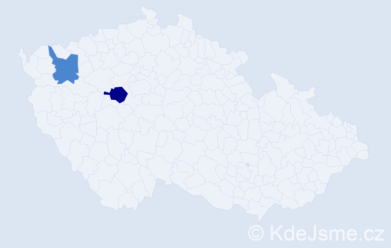 Příjmení: 'Auderová', počet výskytů 4 v celé ČR