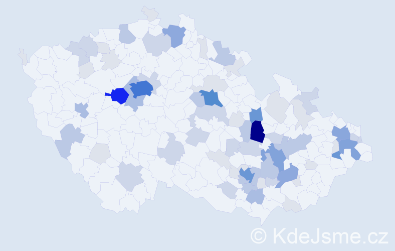 Příjmení: 'Knoll', počet výskytů 227 v celé ČR