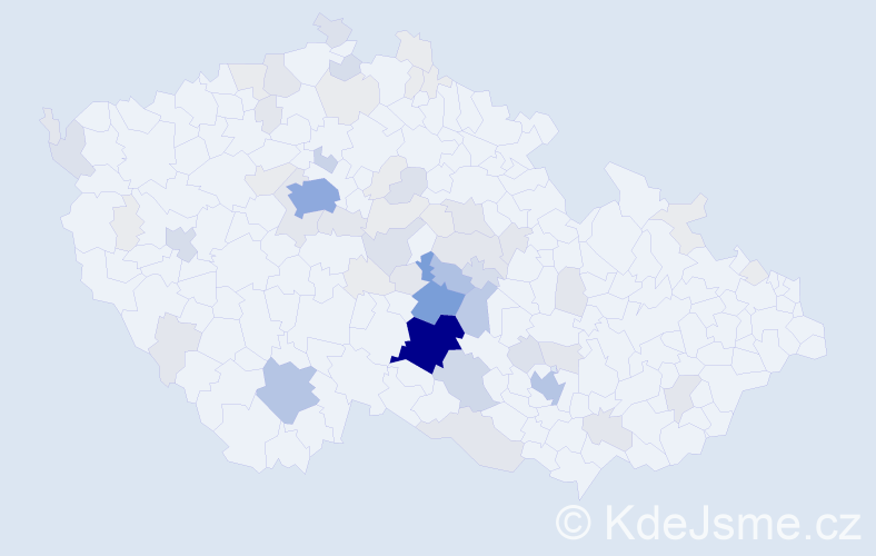 Příjmení: 'Vomela', počet výskytů 230 v celé ČR