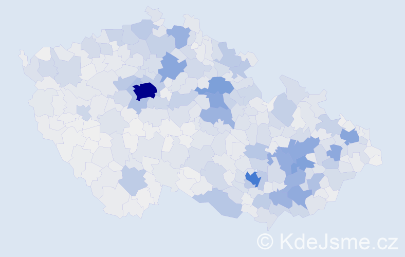 Příjmení: 'Horák', počet výskytů 12168 v celé ČR