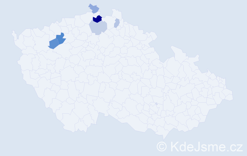 Příjmení: 'Gembec', počet výskytů 10 v celé ČR