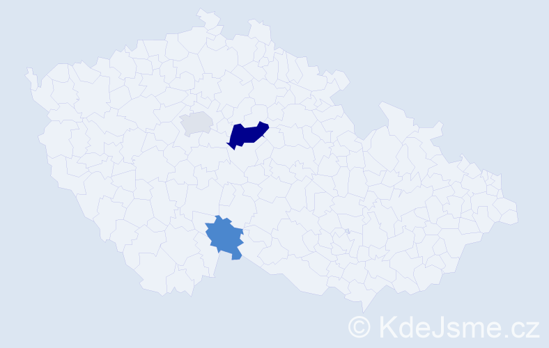 Příjmení: 'Konarzewski', počet výskytů 5 v celé ČR