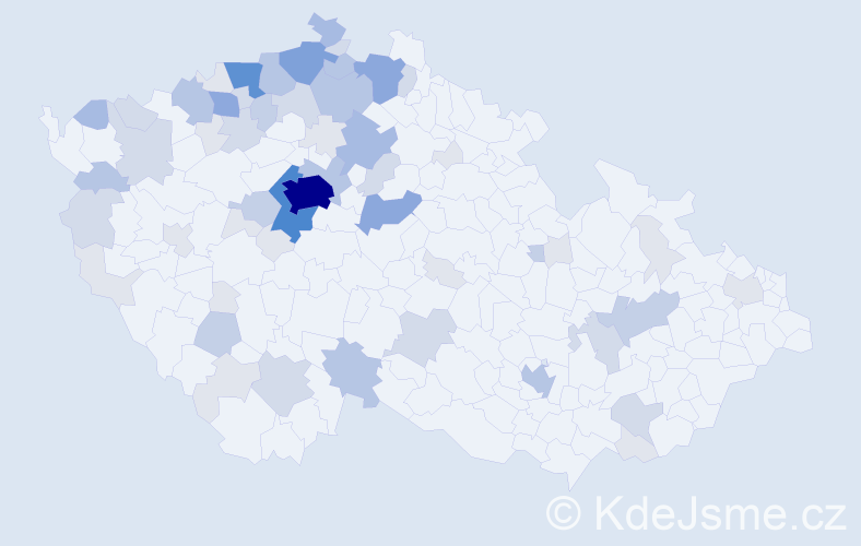 Příjmení: 'Arnoldová', počet výskytů 197 v celé ČR