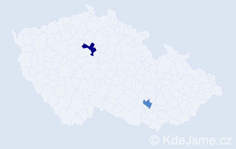 Příjmení: 'Prokip´yuk', počet výskytů 5 v celé ČR