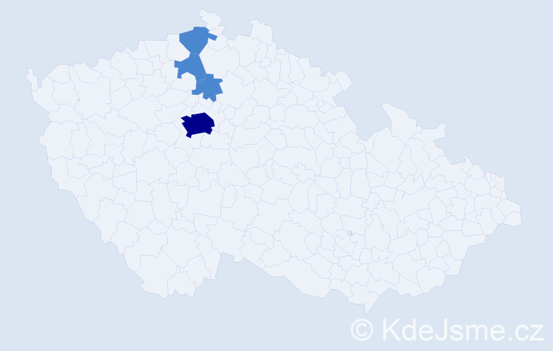 Příjmení: 'Bánovčinová', počet výskytů 6 v celé ČR