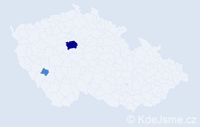 Příjmení: 'Preinhaelterová', počet výskytů 4 v celé ČR