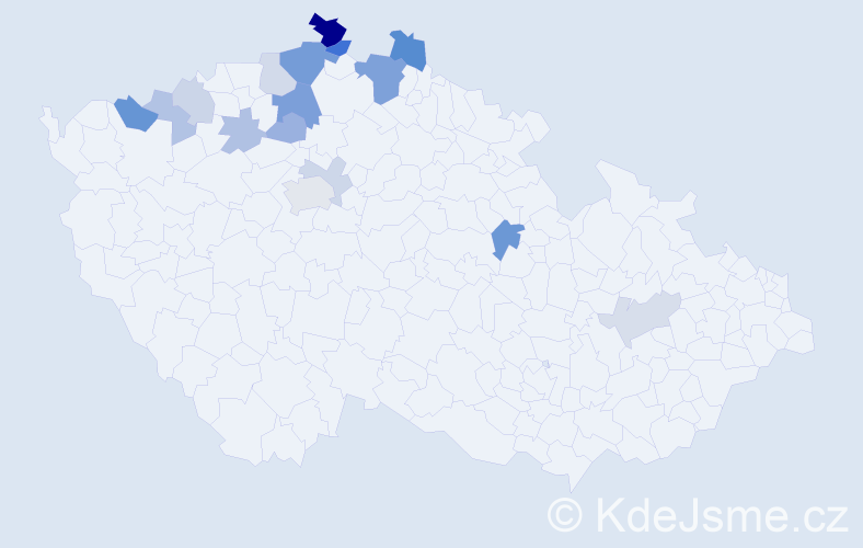 Příjmení: 'Fritsche', počet výskytů 36 v celé ČR