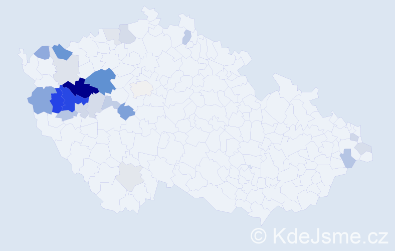 Příjmení: 'Netrhová', počet výskytů 60 v celé ČR