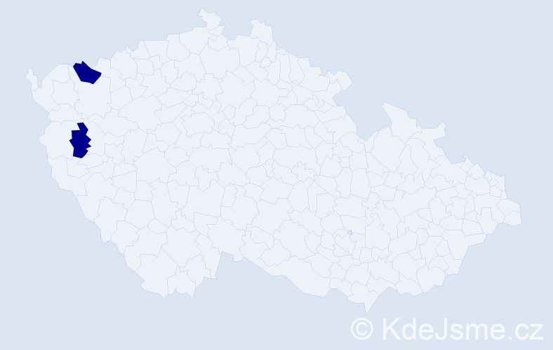 Příjmení: 'Mattusch', počet výskytů 2 v celé ČR
