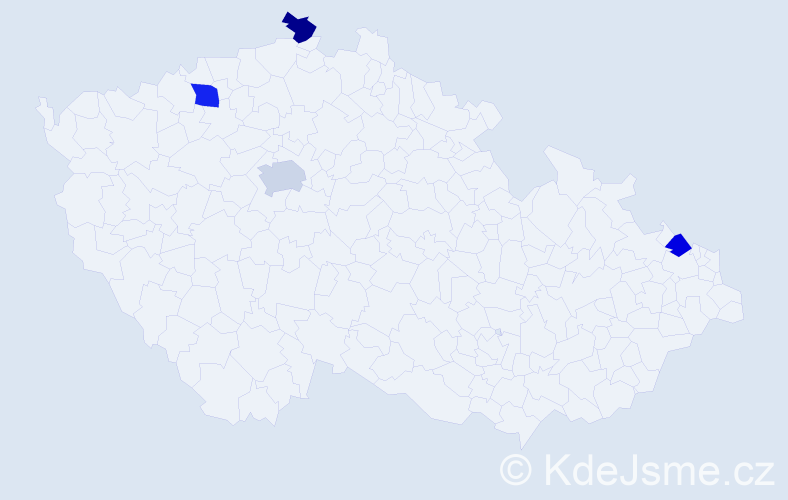 Příjmení: 'Weihs', počet výskytů 10 v celé ČR