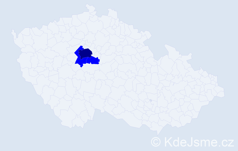 Příjmení: 'Wendel', počet výskytů 4 v celé ČR