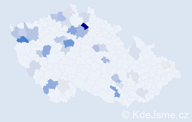 Příjmení: 'Kravchenko', počet výskytů 137 v celé ČR