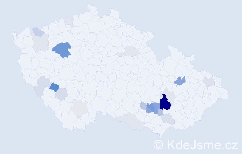 Příjmení: 'Bugnerová', počet výskytů 76 v celé ČR